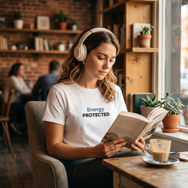 Energy Protected Minimalist Modern Quote T-Shirt (Creator Uploaded)