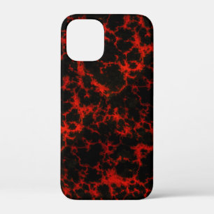 Energy Red and Black Flames iPhone 12 Mini Case
