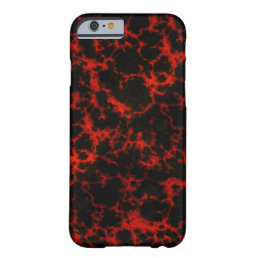 Energy Red and Black Flames Barely There iPhone 6 Case