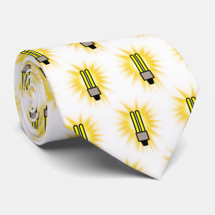 Energy Saver CFL Light Bulb Neck Tie