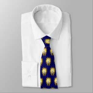 Energy Saver Spiral Light Bulb Neck Tie