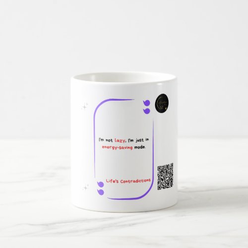 Energy_Saving Mode Ironic Quote Mug