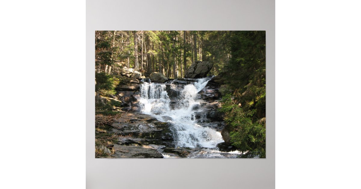 energy shield waterfall poster | Zazzle