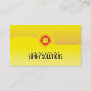 Energy   Solar Business Card
