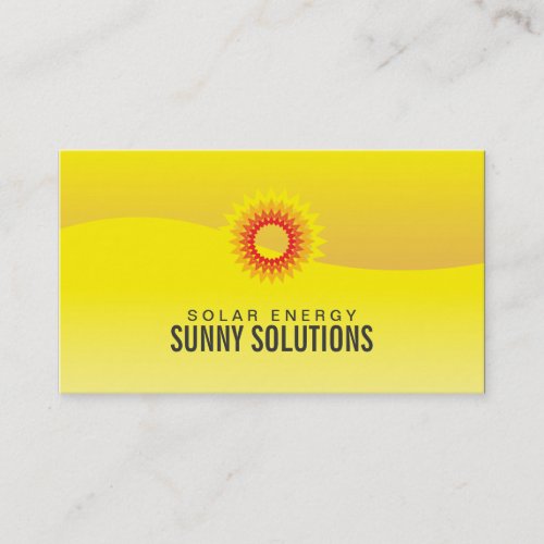Energy  Solar Business Card