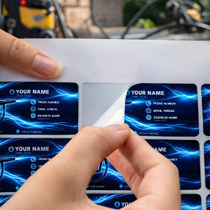 Energy Veins Residential Pressure Washing Label