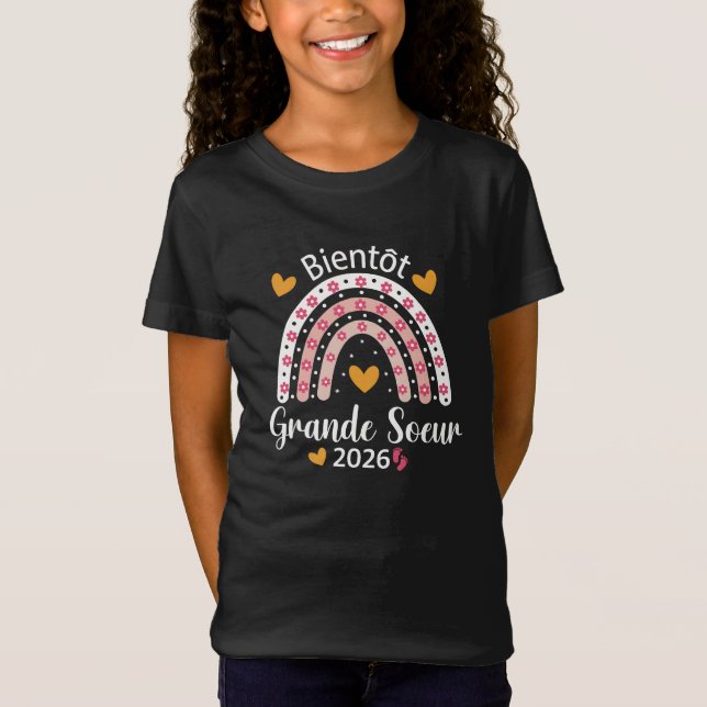 Enfant Future Grande Sœur 2026  T-Shirt (Front)