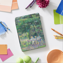 Enfants attabl&#233;s dans le jardin Camille Pissarro   iPad Air Cover