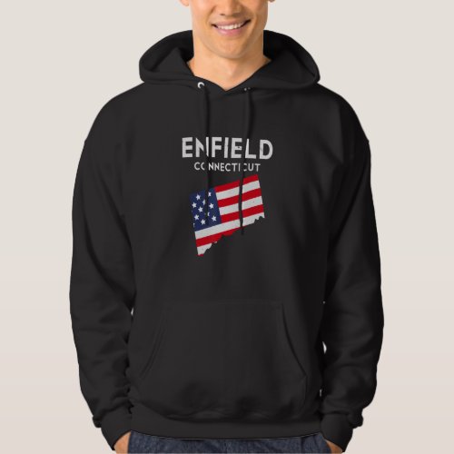 Enfield Connecticut USA State America Travel Conne Hoodie
