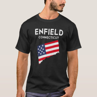 Enfield Connecticut USA State America Travel Conne T-Shirt