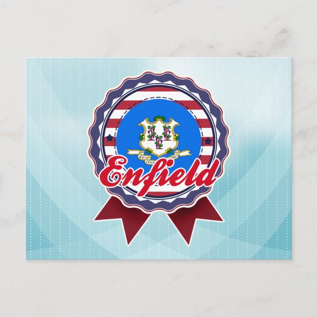 Enfield, CT Postcard (Front)