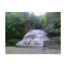 Enfield Glen falls in Ithaca, NY Postcard