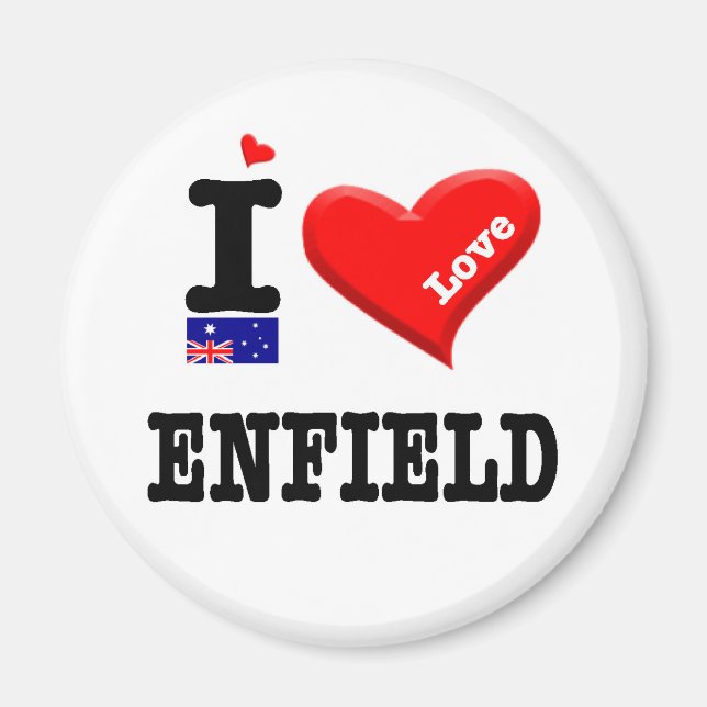 ENFIELD - I Love Magnet (Front)