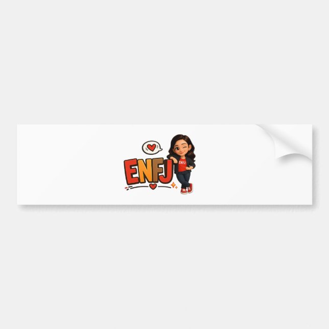 ENFJ BUMPER STICKER (Front)