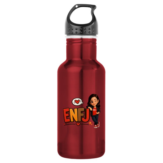 ENFJ STAINLESS STEEL WATER BOTTLE (Front)