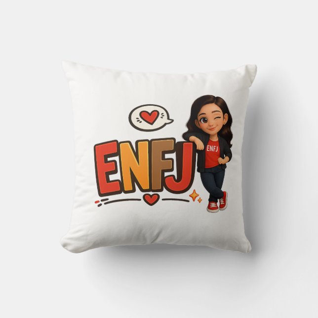 ENFJ THROW PILLOW (Front)