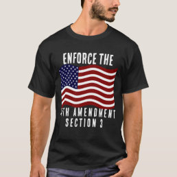 Enforce the USA 14th  amendment  USA political T-Shirt