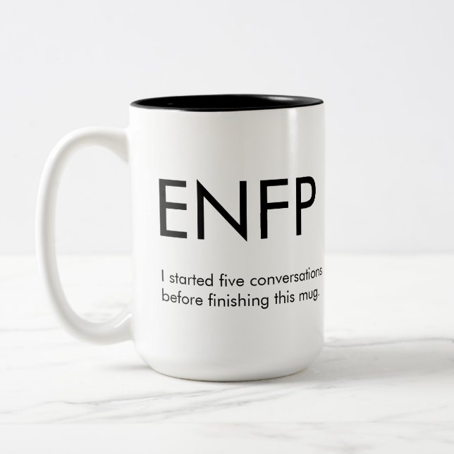 ENFP Started conversations Mug Gift (Left)