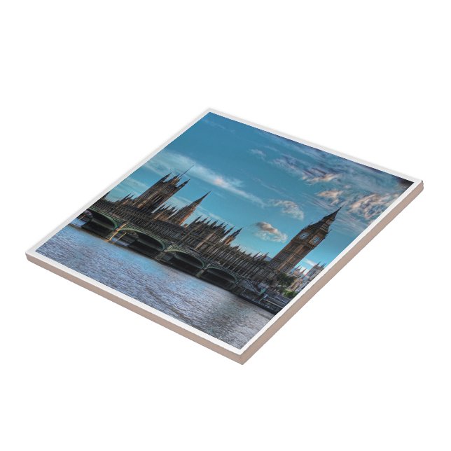 ENG004 WESTMINSTER London, England, Ceramic Tile (Side)
