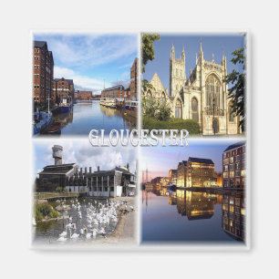 ENG008 GLOUCESTER , National Waterways Museum, Magnet