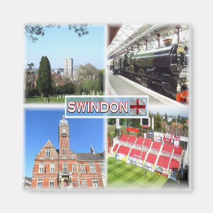 ENG014 SWINDON, England, Europe, Fridge Magnet