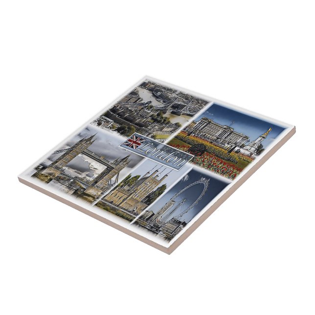 ENG015 LONDON, England, Europe, Ceramic Tile (Side)