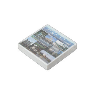 ENG021 NOTTINGHAM, England, Europe, Stone Magnet