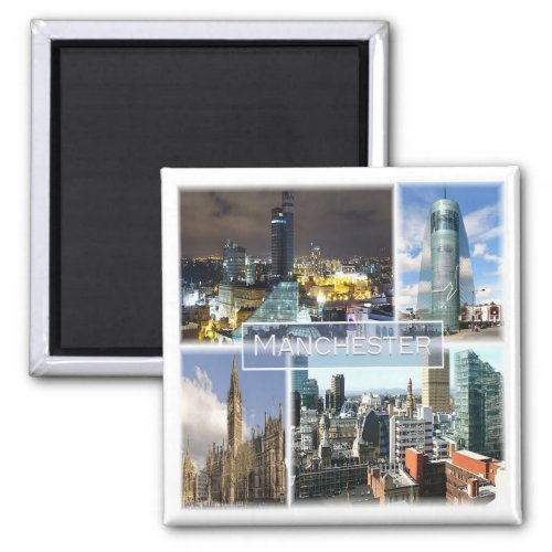 ENG023 MANCHESTER England Europe Fridge Magnet