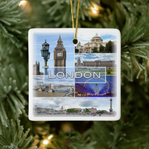 ENG025 LONDON, Big Ben, Westminster, Ceramic Ornament