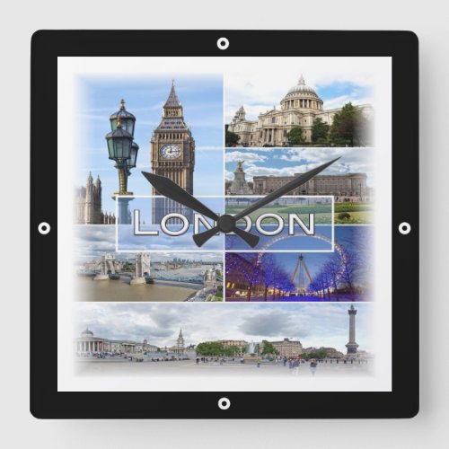 ENG025 LONDON Big Ben Westminster Square Wall Clock