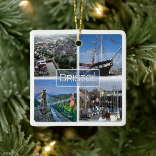 ENG029 BRISTOL, England, Europe, Ceramic Ornament