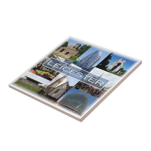 ENG043 LEICESTER, England, Europe, Ceramic Tile (Side)