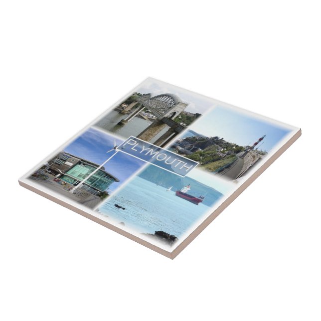 ENG045 PLYMOUTH DEVON, England, Europe, Ceramic Tile (Side)