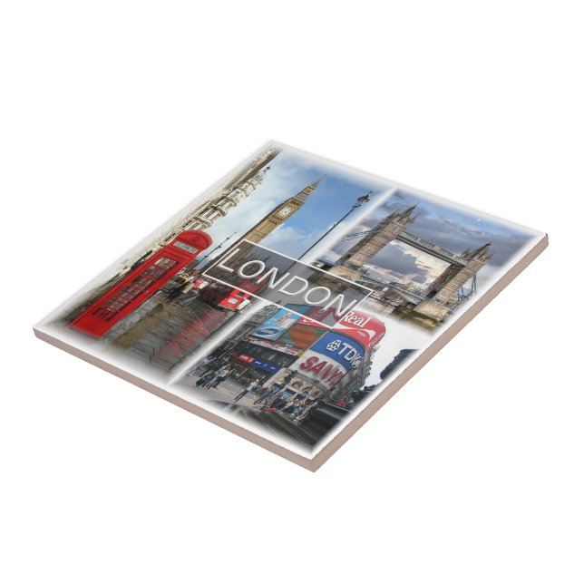 ENG048 LONDON, England, Europe, Ceramic Tile (Side)