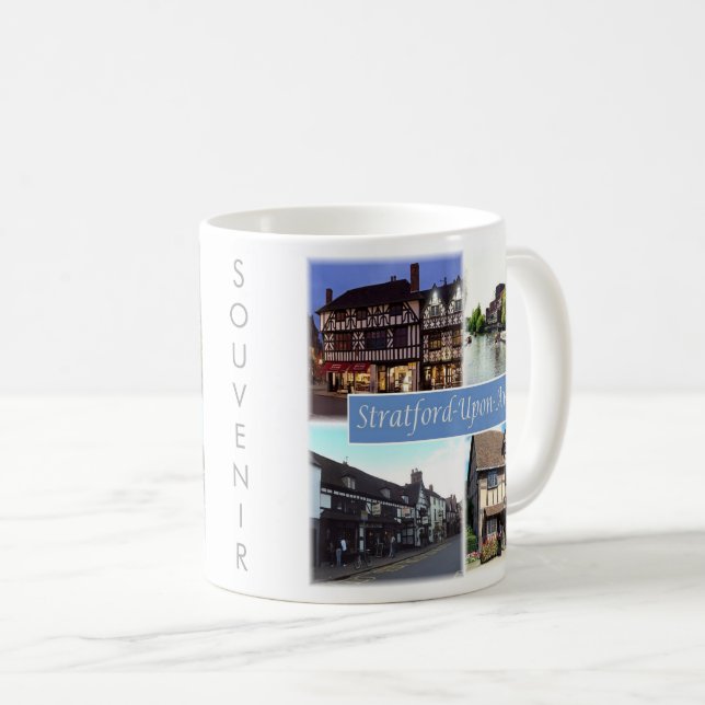 ENG060 STRATFORD UPON AVON, England Europe, Coffee Mug (Front Right)