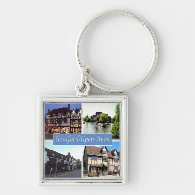 ENG060 STRATFORD UPON AVON, England Europe, Keychain (Front)