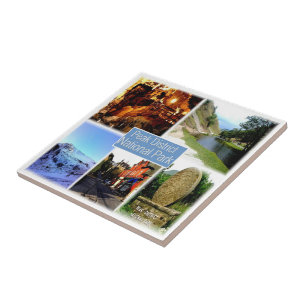 ENG061 THE PEAK DISTRICT NATIONAL PARK, CERAMIC TILE