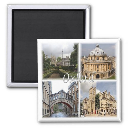 ENG068 OXFORD England Europe Fridge Magnet