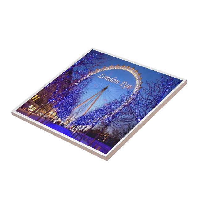 ENG078 EYE LONDON, England, Europe, Ceramic Tile (Side)