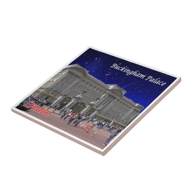 ENG092  LONDON BUCKINGHAM PALACE, CERAMIC TILE (Side)