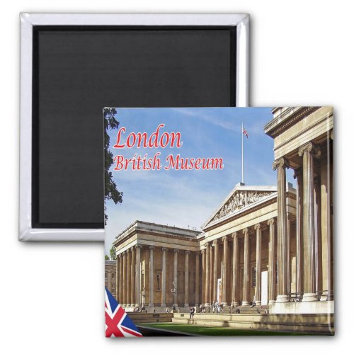 ENG093 LONDON BRITISH MUSEUM Fridge Magnet
