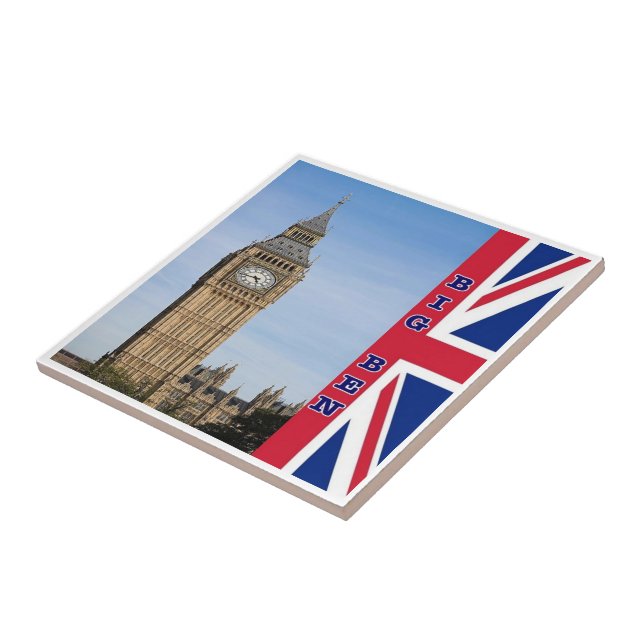 ENG095 LONDON BIG BEN, England, Ceramic Tile (Side)