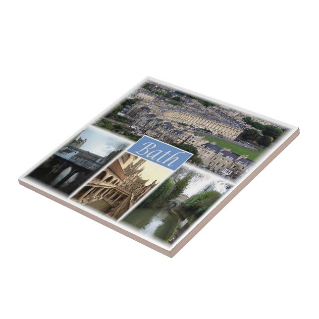 ENG097 BATH SOMERSET, England, Ceramic Tile (Side)