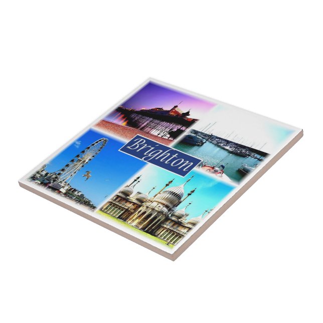 ENG098 BRIGHTON, England, Europe, Ceramic Tile (Side)