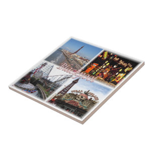 ENG100 BLACKPOOL, England, Europe, Ceramic Tile