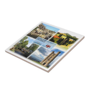 ENG104 Cotswolds, Castle Combe, Ceramic Tile