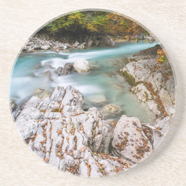 Eng valley in Karwendel range Drink Coaster (Front)