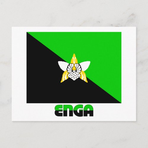 Enga Province PNG Postcard