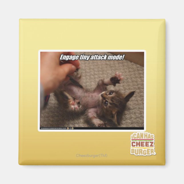 Engage tiny attack mode! magnet (Front)