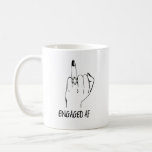 Engaged Af Bride Ring Finger Totes Engaged Mug at Zazzle